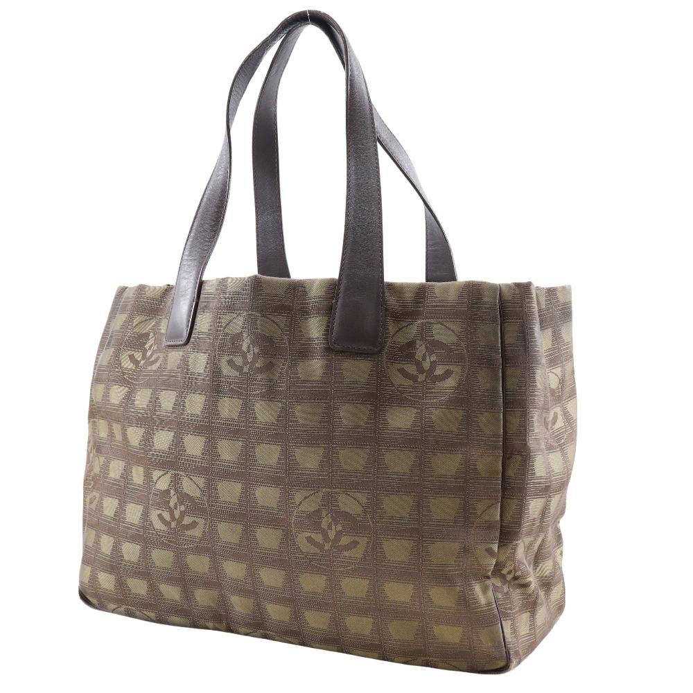 Chanel Nylon Bag Tote Line MM Canvas Tote